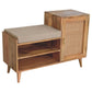 Larissa 2 Slot Oak-ish Bench Unit