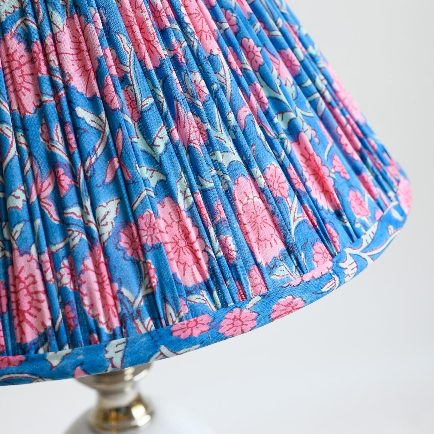 Pleated Lampshade in Ella Print