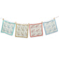 STREAMLINE 16"x16" Hand Block Printed Napkins - Set of 4. Cotton - Fair Trade - Artisan Made