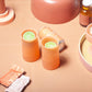 terra + peach | stegg | silicone unbreakable highball glasses
