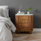 Artisan Furniture Solid Wood Aurora Marble Bedside