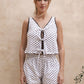 Celeste Lounge Set White