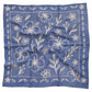 Fully Hand Drawn Painted, Indigo Natural Dye Batik Bandana, Hibiscus Indigo, Blue, Batik Tulis
