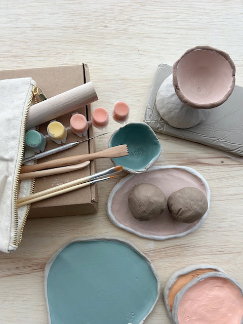 Petite Artisan Clay Date: Clay Kit for 2