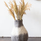 Eclipse Charcoal and Ivory Wool Gourd Basket