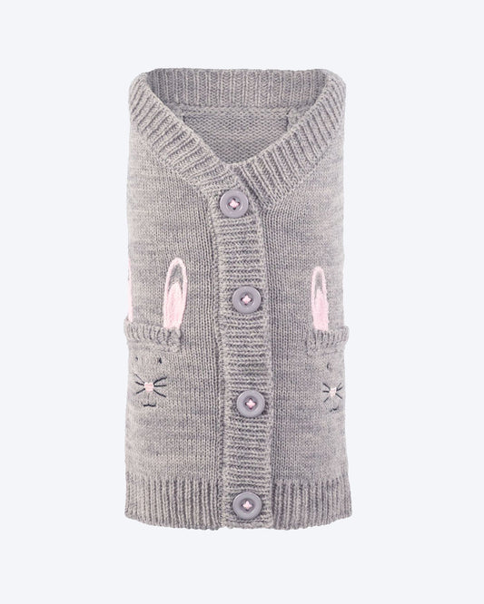 BUNNY CARDIGAN by Worthy Dog