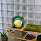 Lớp big square in green acrylic