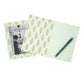 Handmade Photo Note Cards | Upcycled Tree-Free Paper | GOLDEN LEAF | Fair Trade | Set of 8