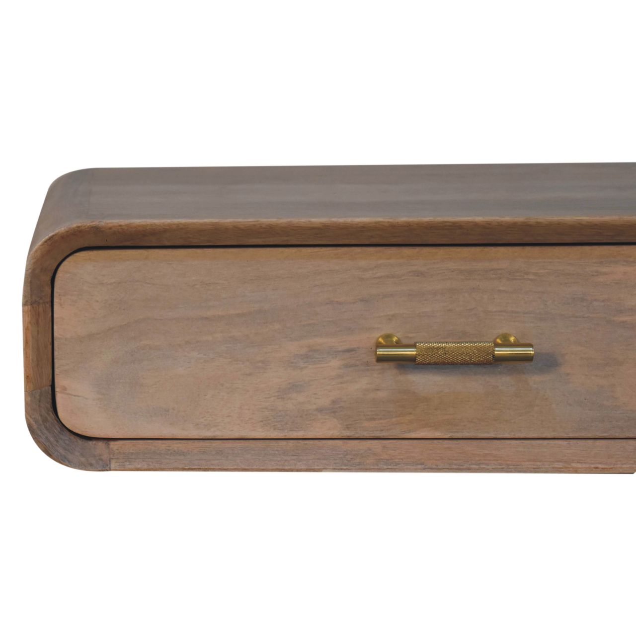 Solid Wood Sonoma T-Bar Wall-Mounted Nightstand