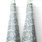 Block Print Cotton Apron with Pockets – Artisan Floral Kitchen Cooking Tie Back