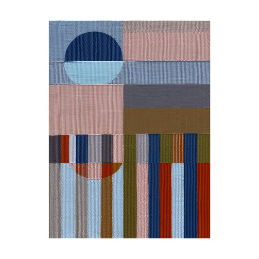 Woven Perspectives No. 06 — Geometric Abstract Art Print