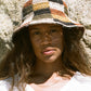 [WS] Fall Bucket Hat - Crocheted Multicolor Checkered
