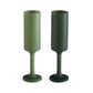 sage + olive | seff | silicone unbreakable champagne flute