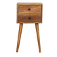 Solid Wood Mini Nightstand