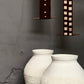 Birth Bogolan Wall Totem in Brown with White Dots
