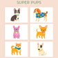 Super Pups Watercolor Postcard Kit