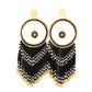 Perla Earring Black