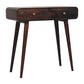Solid Wood California Walnut Curved Hallway Table
