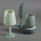 sage + olive | seff | silicone unbreakable champagne flute