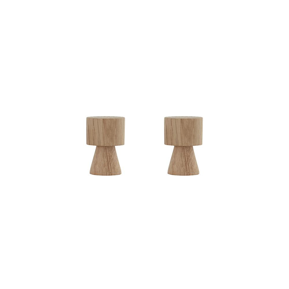 Pin Hook / Knob - 2 Pcs/Pack - Nature