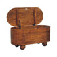 Solid Wood Loren Chestnut Storage Box Brown
