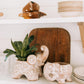 Trumpeting Elephant Planter