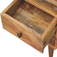 Solid Wood Mini Oak-ish Classic Nightstand