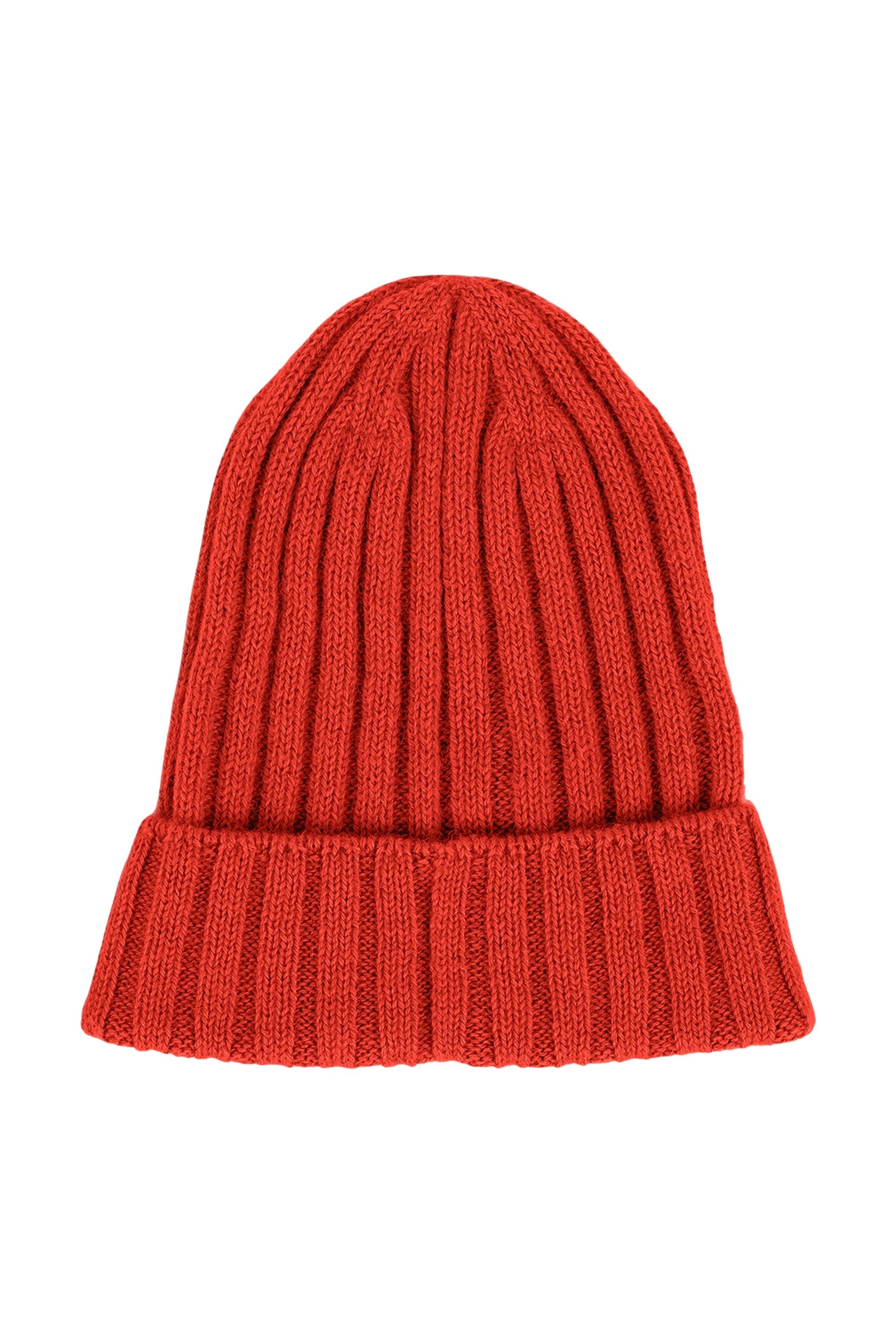 Ribbed Beanie - Scarlett