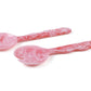 Resin Salad Server- Pink (Set of 2), 12.40 x 3.93 Inches