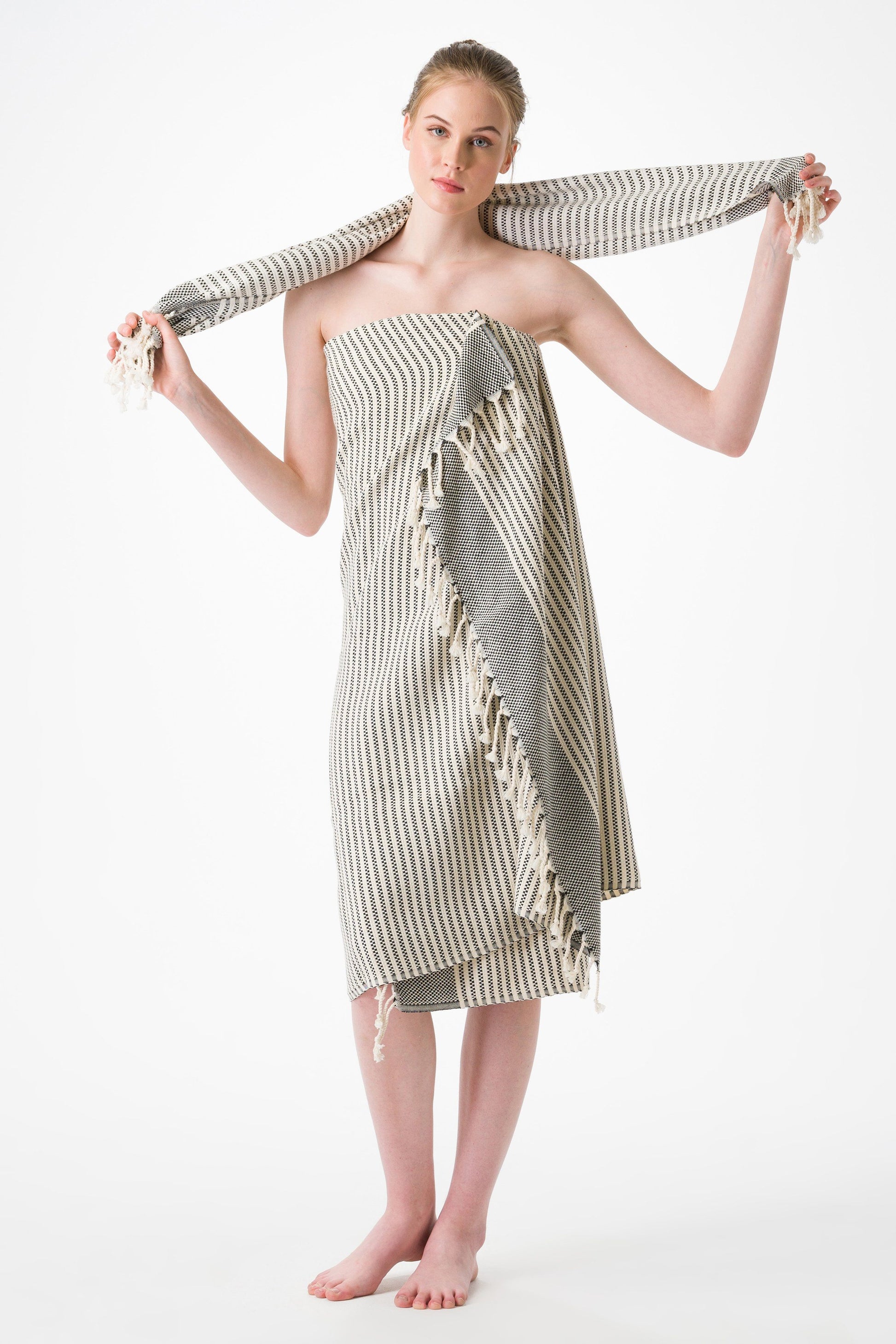 Zipper Turkish Towel Set