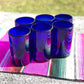 Pure Cobalt Water Glasses - Set of 6