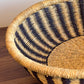Handwoven Large Tray Basket - Natural & Black