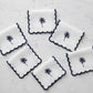 Embroidered Palm Tree Cocktail Napkin (Set of 6)