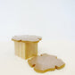 Handmade Flower Coasters — Set of Two
