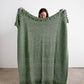 Bobble Lace Edged Eco-Cotton Throw