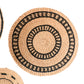 Natural + Black Wall Baskets, Medium