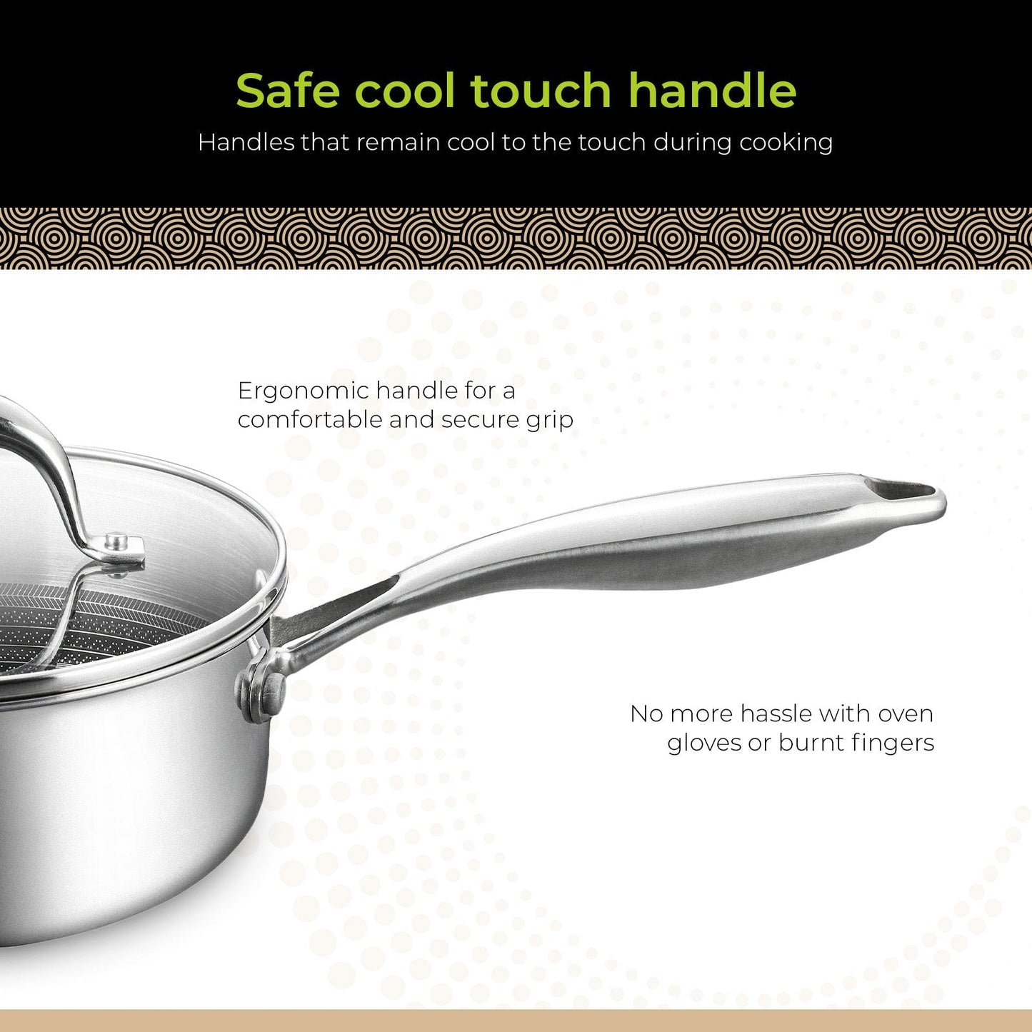 BE | LIVING CIRCLAD Series Sauce Pans with Lid