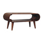 Solid Wood Amaya Nordic Style Honey Caramel Coffee Table