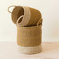 S/2 Mustard Baskets with Handle