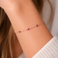 July Birthstone Bracelet:  Ruby