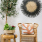 Usiku Black and Natural Woven Wall Art