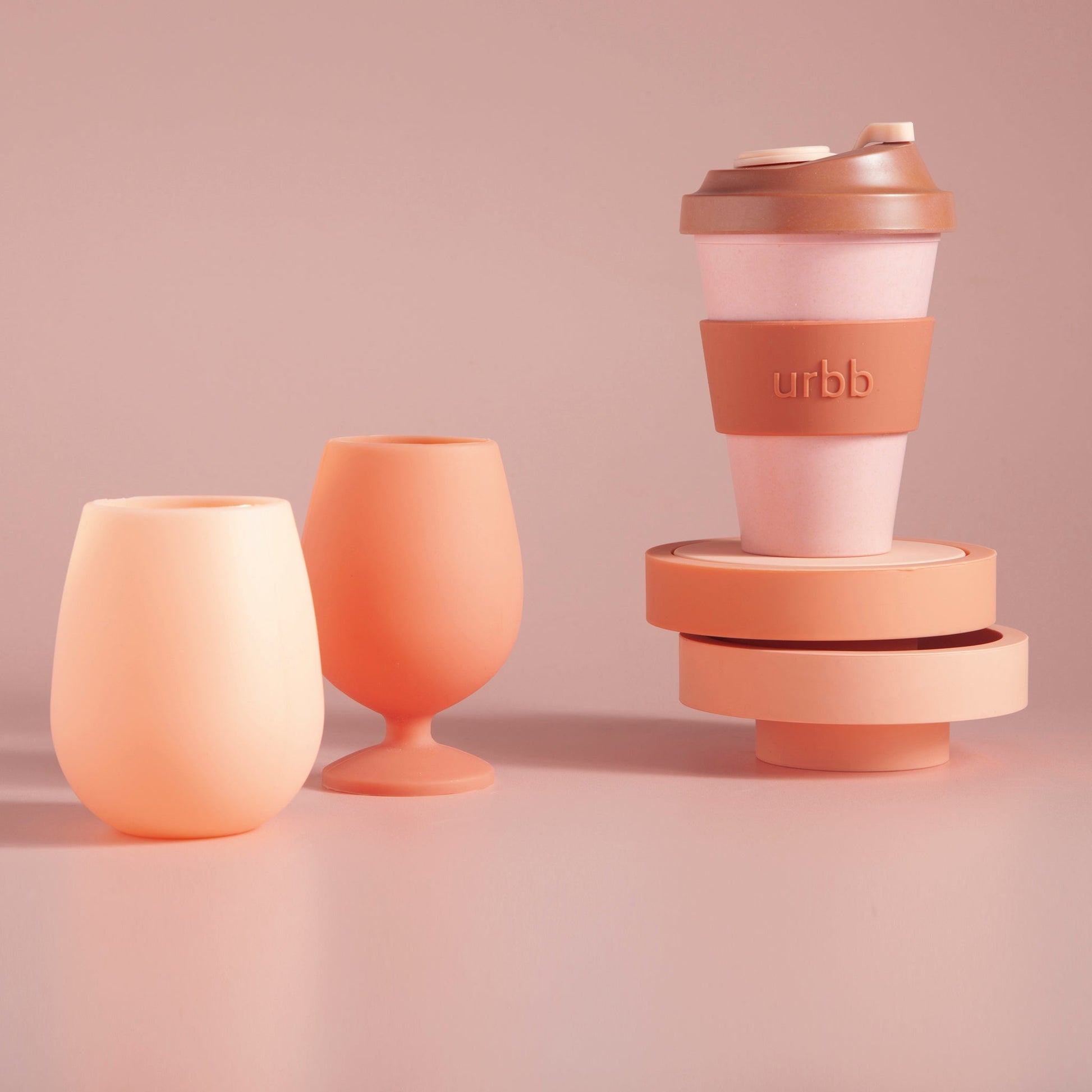 terra + peach | fegg | silicone unbreakable glasses
