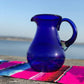 Pure Cobalt Glass Pitcher