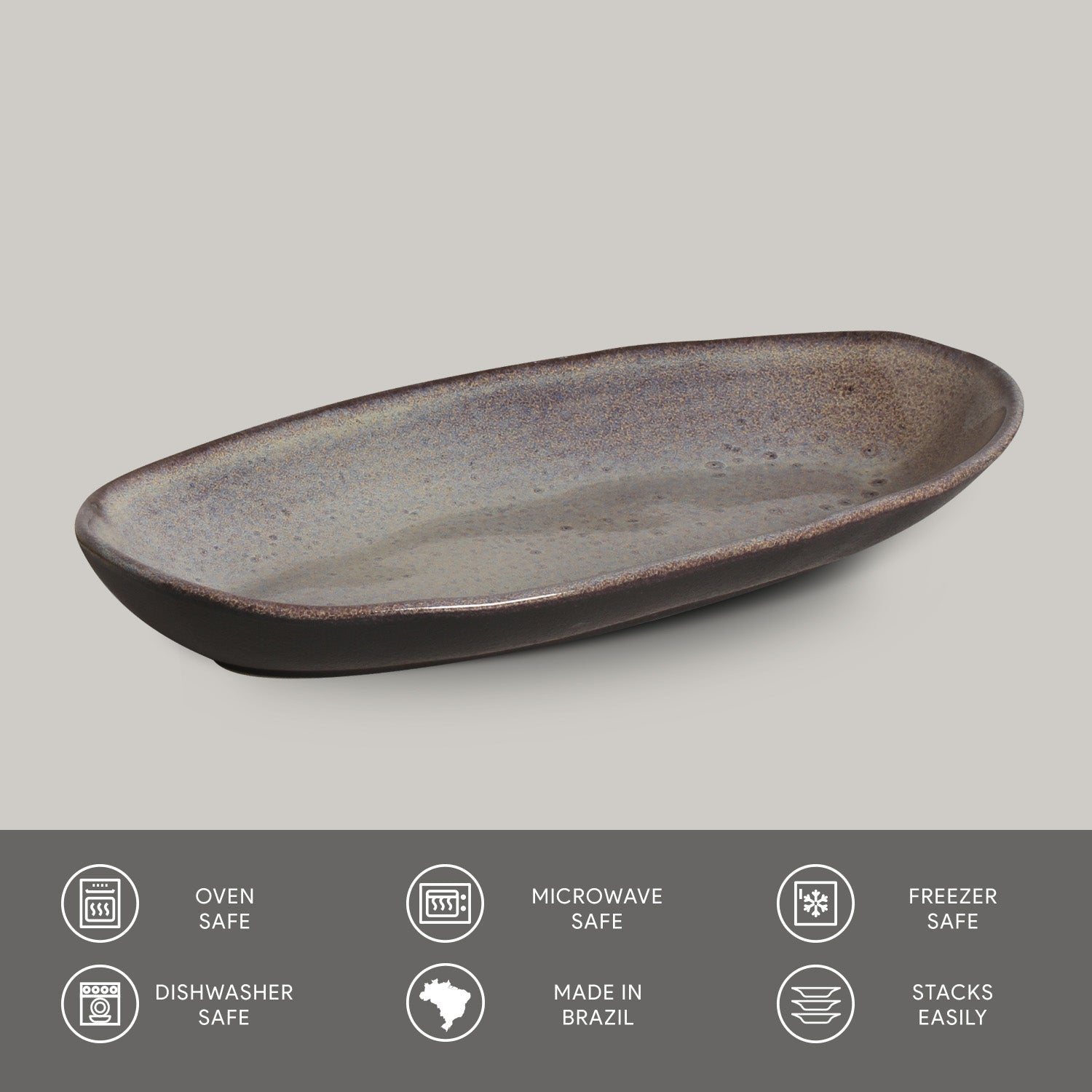 Deep Oval Platter Set of 4