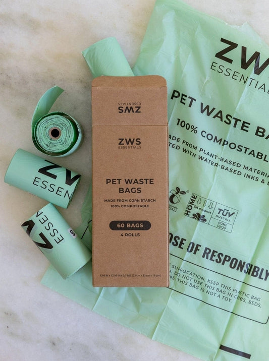 COMPOSTABLE PET WASTE BAGS