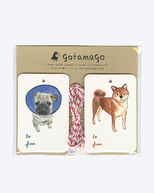 DOG TAG GIFT TAGS by Gotamago
