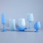 sky + kingfisher | stemm | silicone unbreakable wine glasses