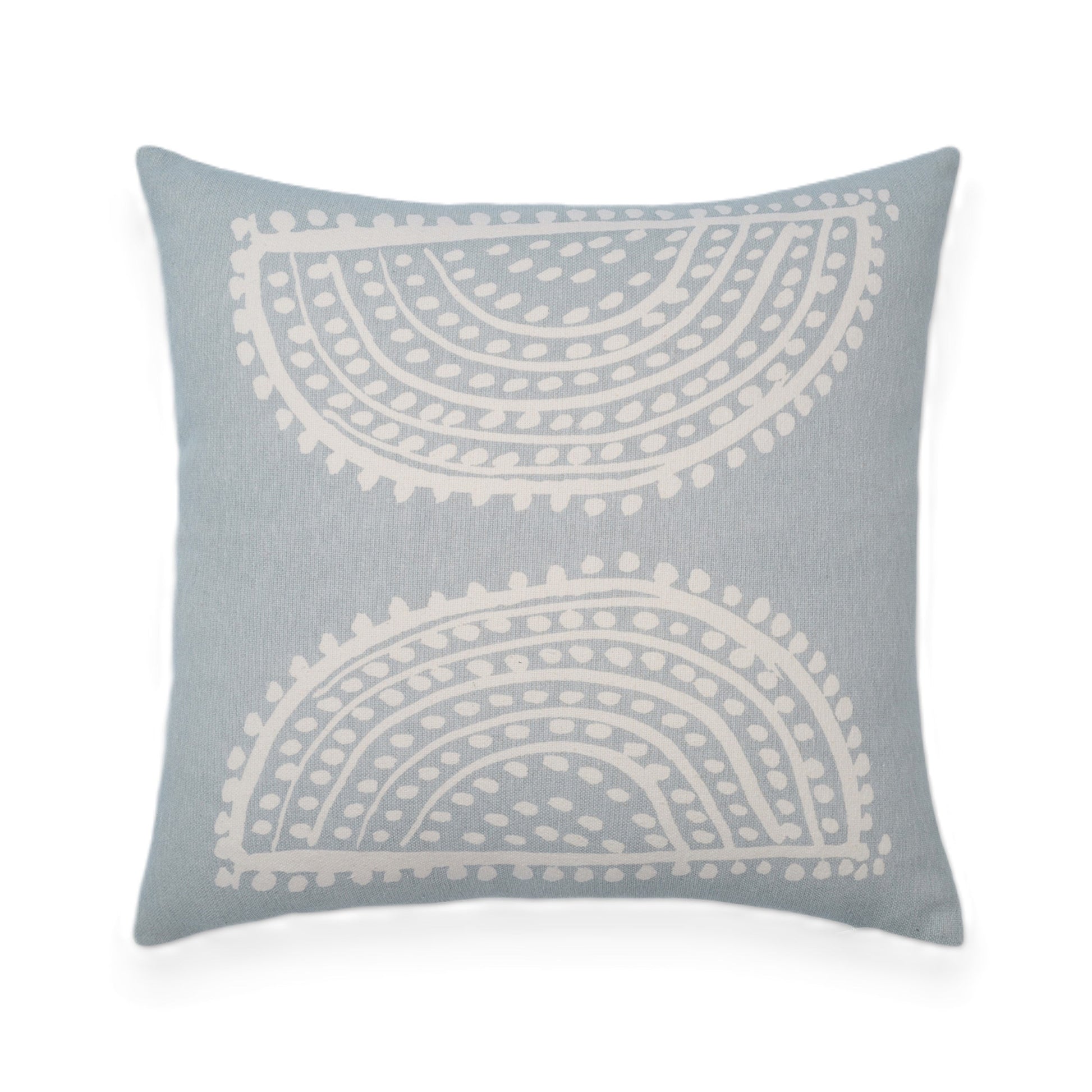 Radiance oversized Sunburst motif print square pillow cover
