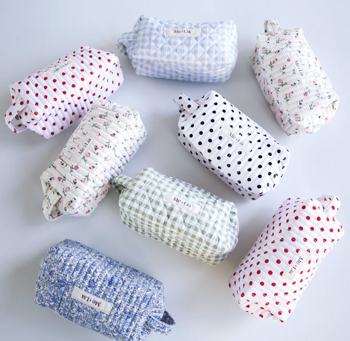 Blue Blossom Make-up Pouch - Large