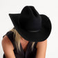 [WS] Karina Wool Cowboy Hat - Black